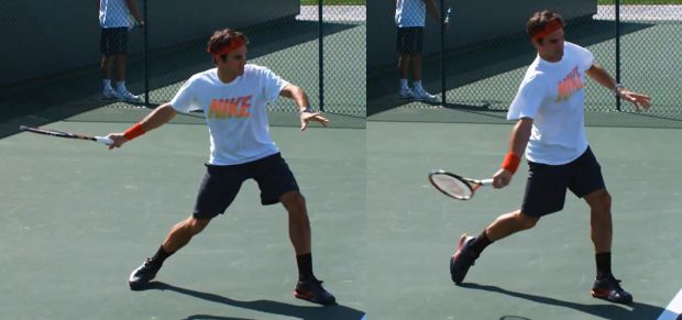 forehand-hip-rotation Tennis forehand hip rotation
