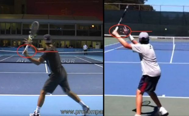 tennis-forehand-preparation Preparation for the forehand tennis stroke