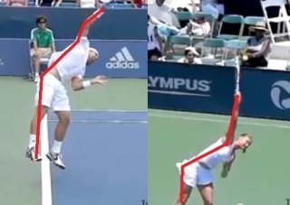 incorrect-serve-technique Poor serving technique