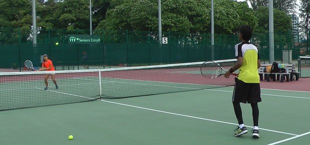 volley-to-volley volley to volley tennis drill