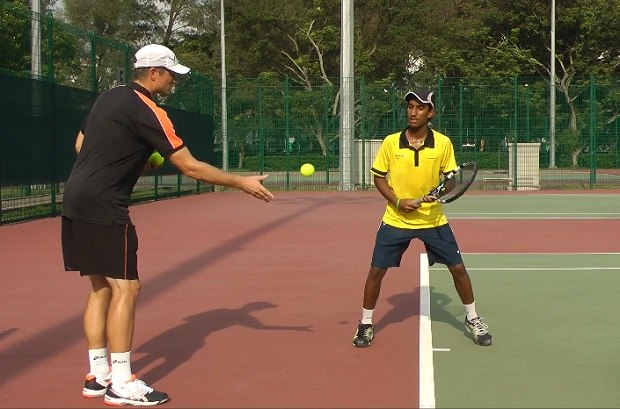 forehand-contact-drill Forehand contact point drill