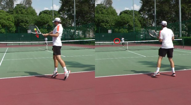 high-ball-tennis High ball in tennis