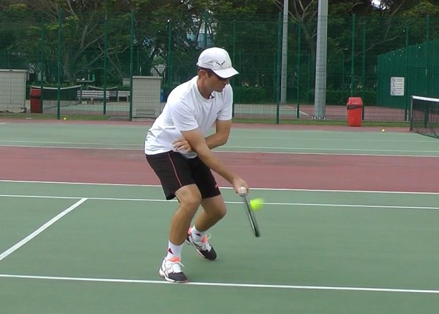 volley-offhand-drill Tennis volley technique drill