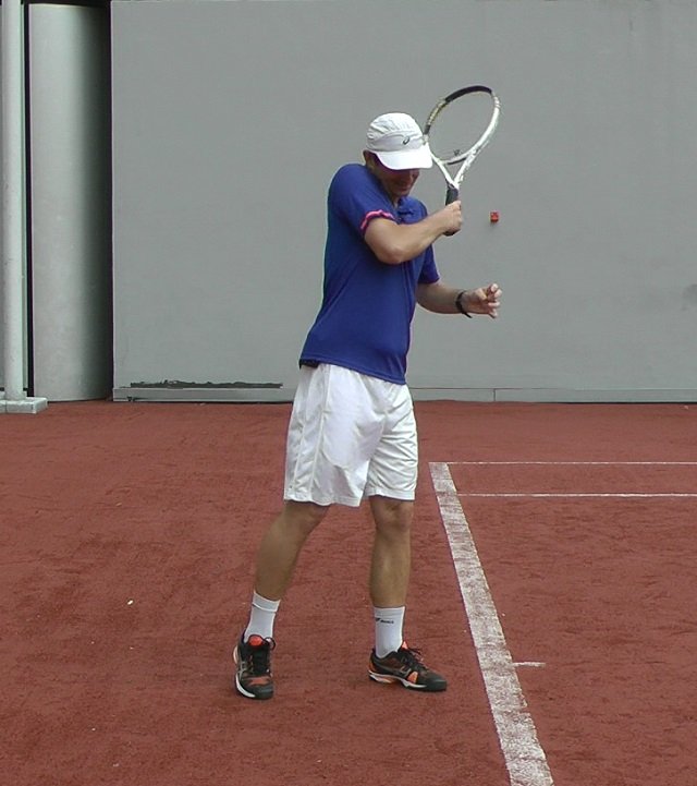hitting-hard hard hit forehand