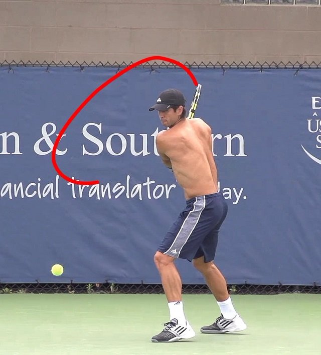 verdasco-backhand-preparation Verdasco's two-handed backhand preparation
