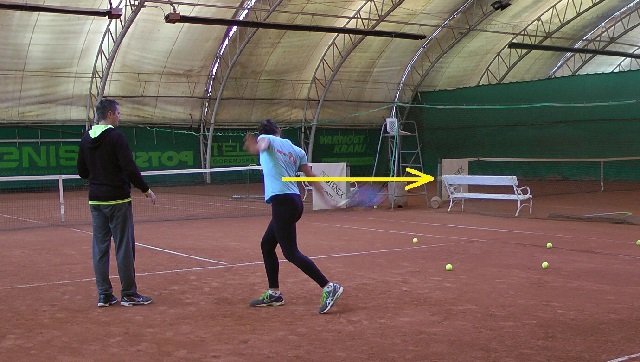 backhand-correction drill for correcting the backhand