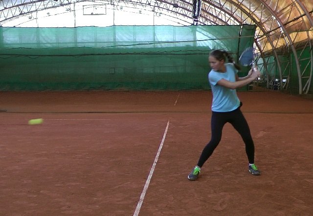 slice-preparation backhand slice preparation