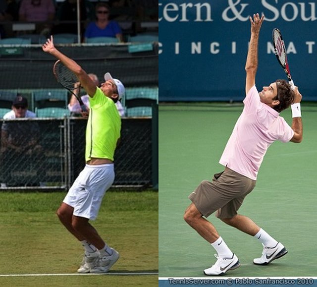 pinpoint-vs-platform Pin point and platform serve stance