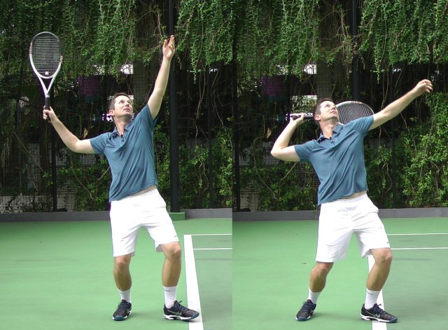 serve trophy and drop