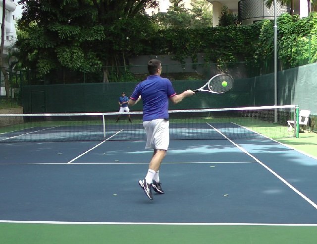 missed-short-ball missed short ball on forehand