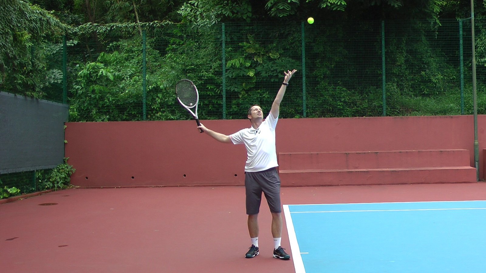 tennis serve toss lesson