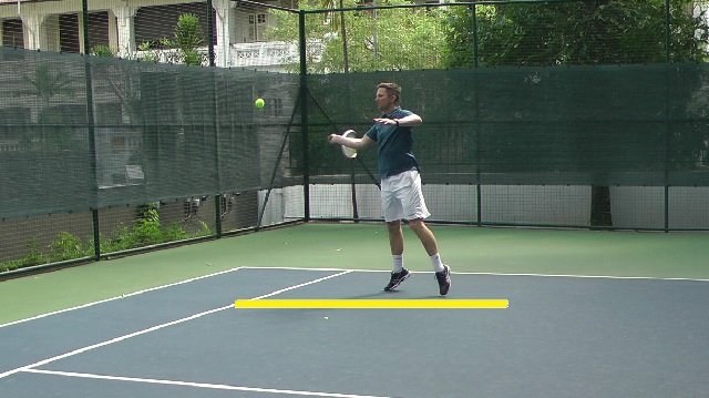 return-bounce returning on top of the bounce