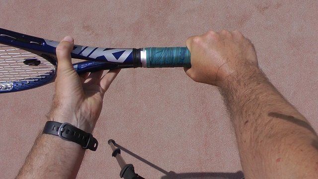 eastern-backhand-grip Eastern one-handed backhand grip