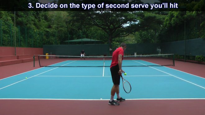 serve-decision decide on the type of second serve