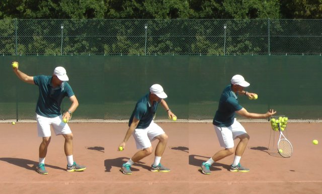 forehand swing path