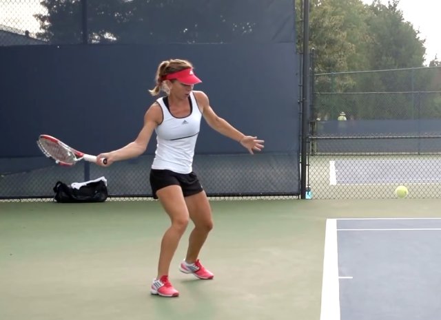 forehand-edge-drop Simona Halep forehand technique