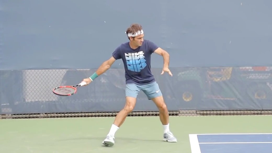 tennis forehand wrist drop