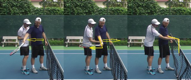 laid-back-wrist-drill stable wrist forehand drill