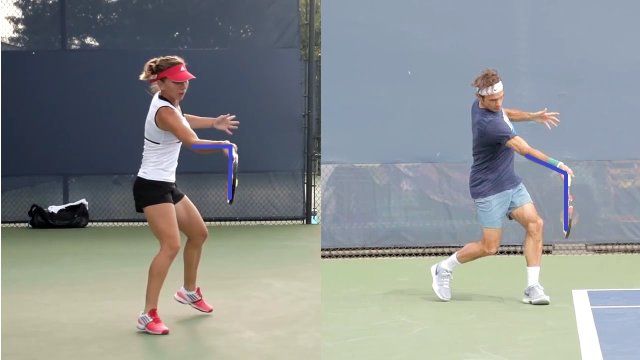 stable-wrist-contact tennis forehand wrist position at contact
