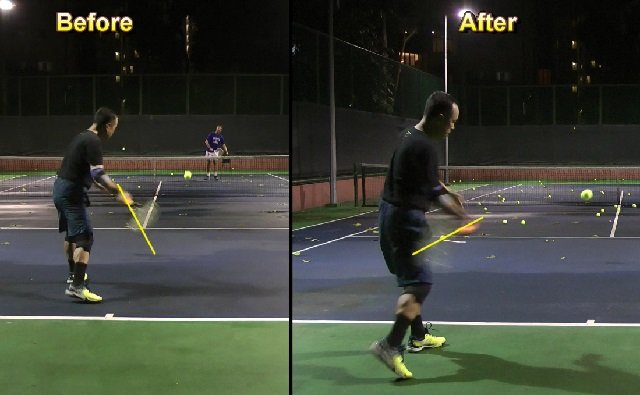 forehand-wrist-correction tennis forehand correction for the wrist