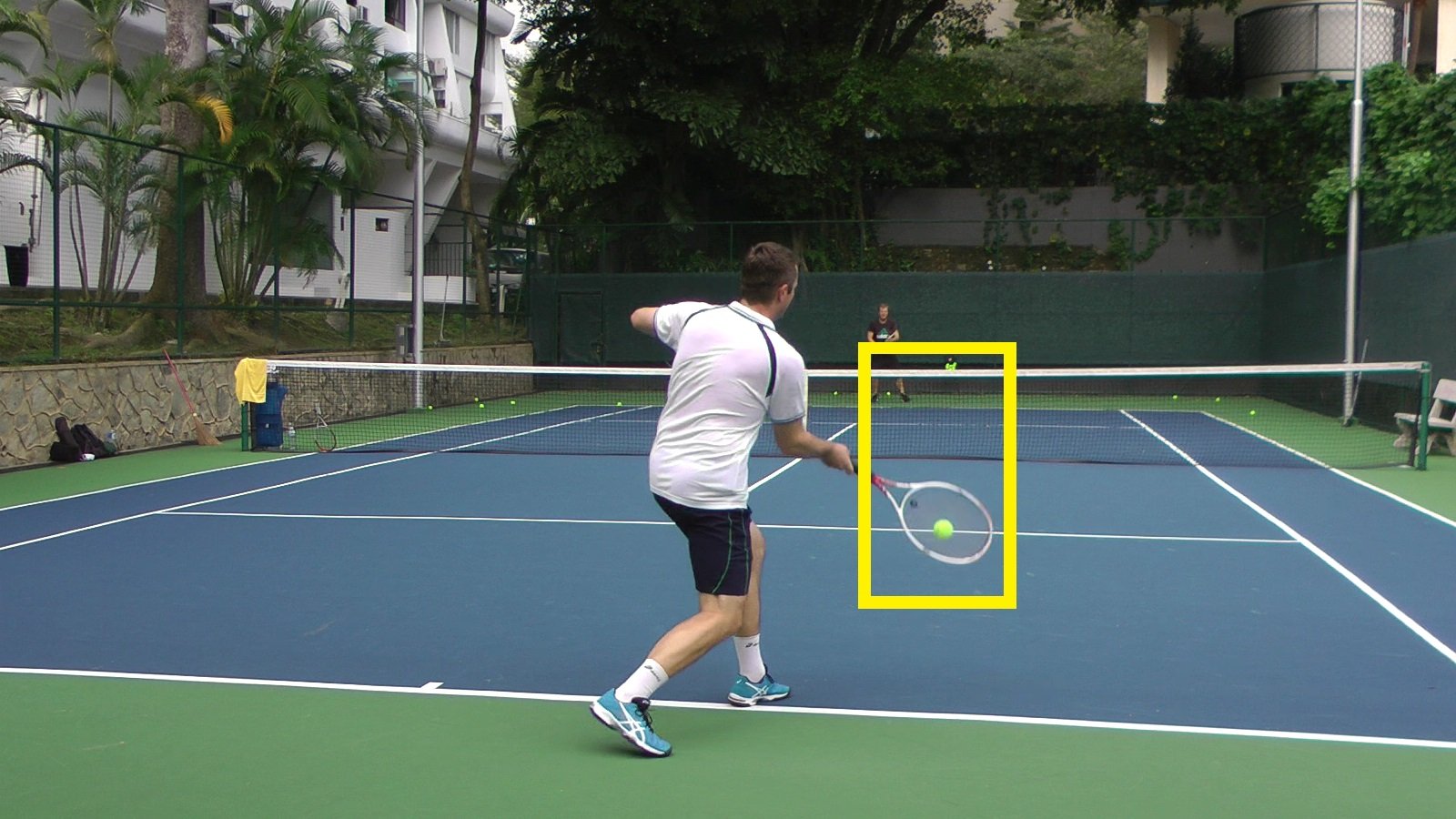 ideal hitting zone in tennis