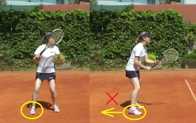 incorrect-unit-turn stepping back unit turn