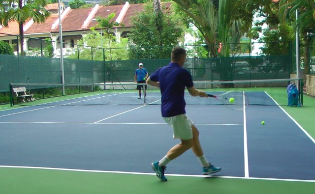 forehand running drill