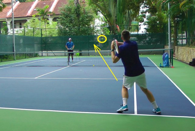 tactics of forehand on the run