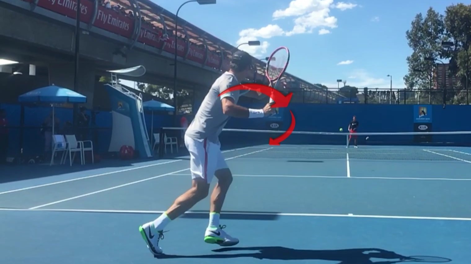 universal tennis swing