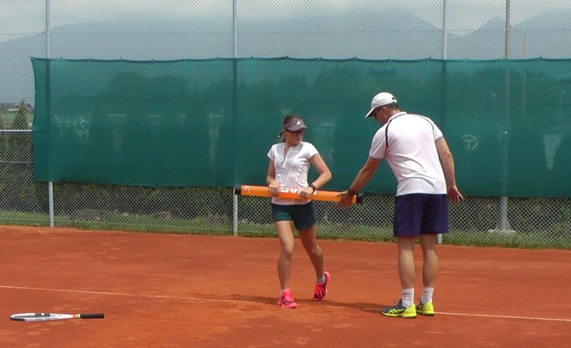 two-handed backhand tennis lesson