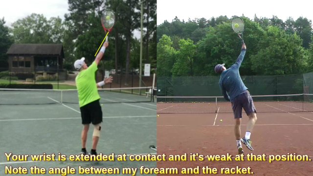 weak-wrist-serve weak wrist on tennis serve