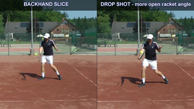 backhand-slice-drop-angle slice vs drop shot racket angle