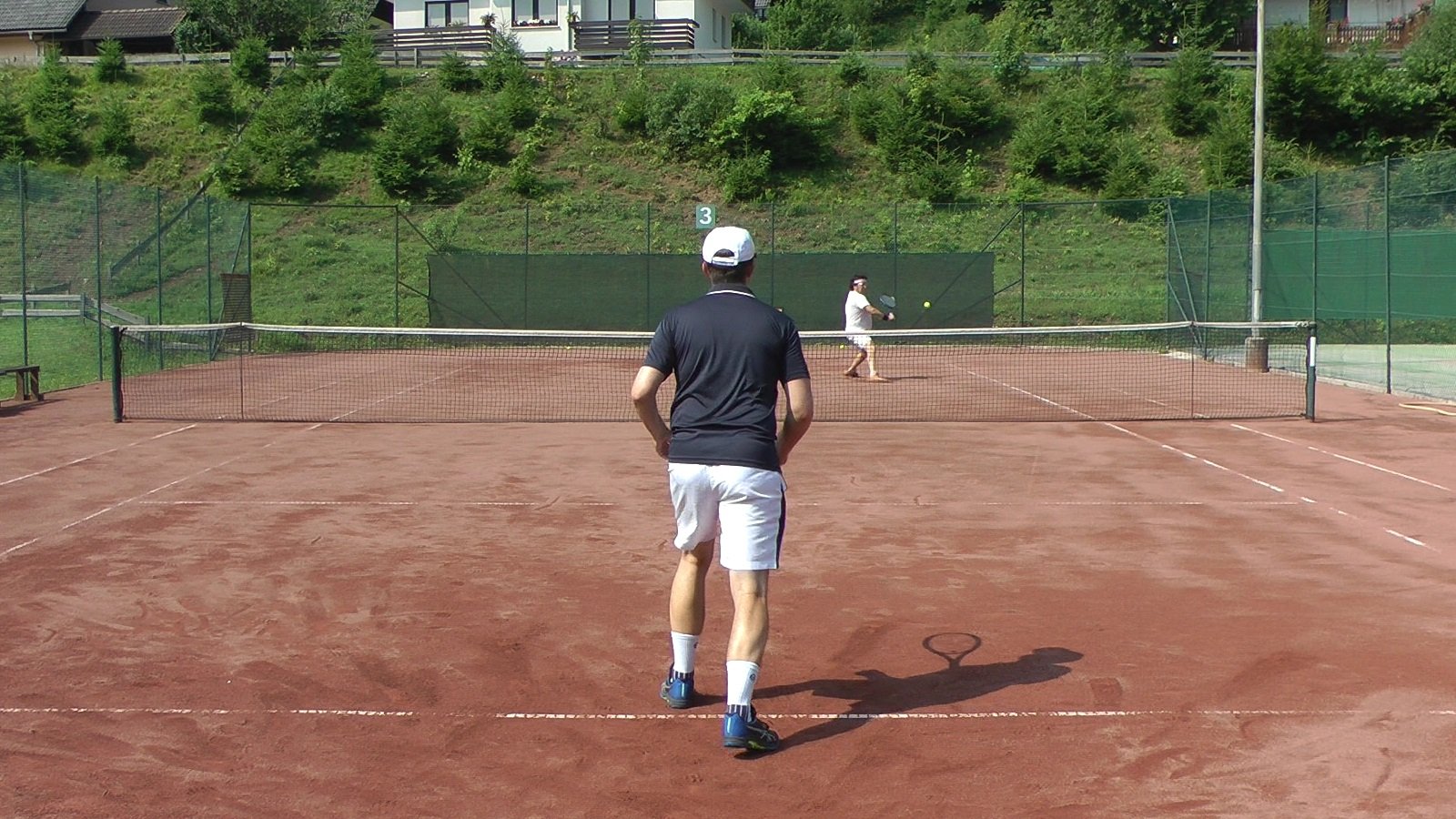 defend against tennis drop shot