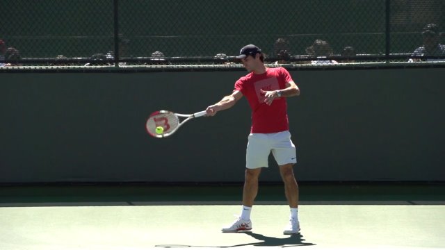 open stance forehand weight transfer