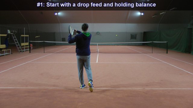balance-drill simple drill for tennis balance