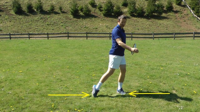 weight-open open stance forehand weight transfer