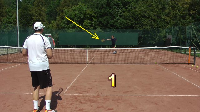 tennis drill for timing