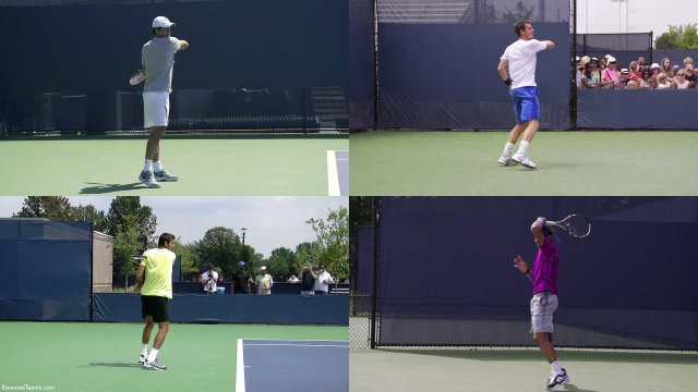 forehand style finish