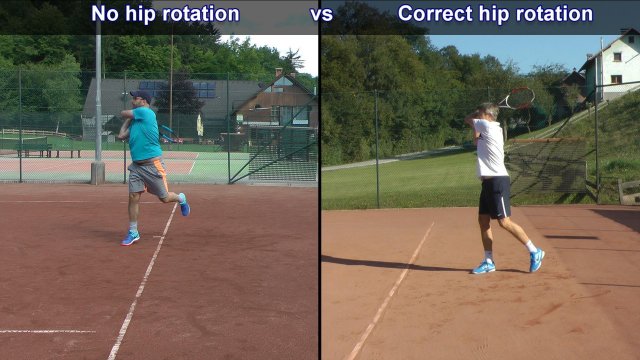 no hips on two-handed backhand