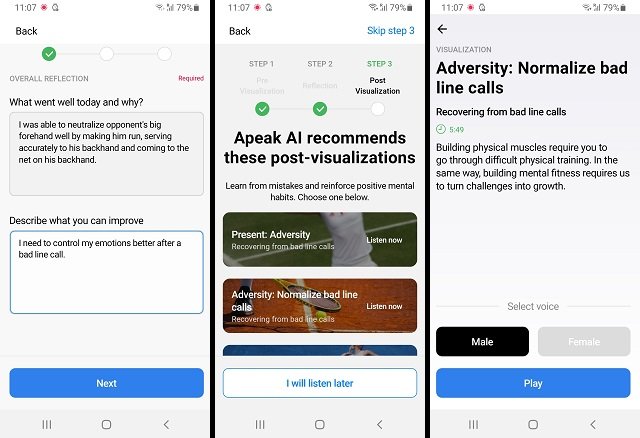 apeak2 apeak post match feedback