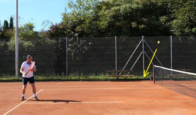 smash-position correct positioning for a smash on the bounce