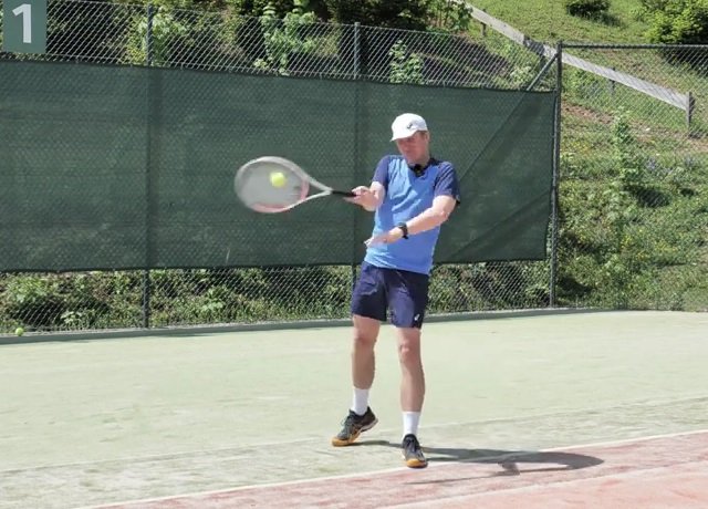 late-forehand hitting forehand late