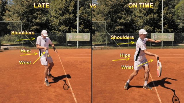 forehand poor technique