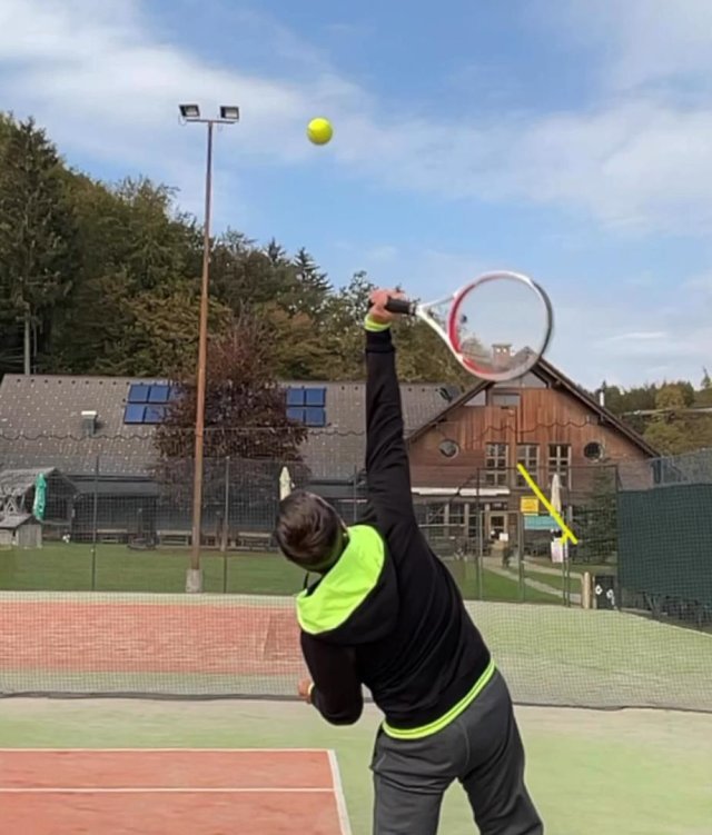 wrist-before wrist before contact